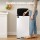 Cefito 40L White Pedal Bin: Steel/Stainless Steel, Soft-Close, Anti-Rust, Waterproof, Easy-Clean for Kitchen/Office