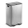 Cefito 60L Dual Compartment Pedal Bin Stainless Pedal Soft Close Rectangular Carbon Steel Silver 60L