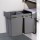 Cefito Dual 20L Pull-Out Kitchen Bin, Grey - Space-Saving, Heavy-Duty, Easy Install, Metal Frame, 40L Capacity