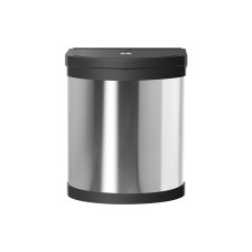 Cefito Pull Out Swing Out Bin, Stainless Steel, 12L, Auto Open Lid, Space-Saving, Easy Clean, Rust & Stain Resistant