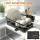 Cefito Expandable Dish Drying Rack with 360° Swivel Drain Spout Auto Drainage Durable Kitchen Sink Organiser
