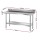 Cefito Stainless Steel Kitchen Bench with Splashback 1500x600mm 430 Food Grade Adjustable Undershelf