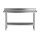 Cefito Stainless Steel Kitchen Bench with Splashback 1500x600mm 430 Food Grade Adjustable Undershelf