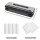 Devanti Stainless Steel Food Vacuum Sealer, 110W, Smart Touch, Built-in Cutter, 4 Rolls, Bags & Tube, 1-Year Warranty