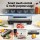 Devanti Food Vacuum Sealer Machine - 110W, Smart Touch, Built-in Cutter, 60kpa Suction, 4 Rolls + 10 Bags, Portable
