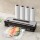 Devanti Food Vacuum Sealer Machine - 110W, Smart Touch, Built-in Cutter, 60kpa Suction, 4 Rolls + 10 Bags, Portable