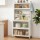 Artiss Kitchen Storage Cabinet 80x40x164cm White Pegboard Shelves Flip Doors 75kg Top Capacity 164cm