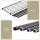 Artiss 4-Tier Metal Kitchen Rack 152x45x187cm Black Heavy-Duty Shelving with Wheels and Adjustable Feet