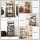Artiss 4-Tier Kitchen Rack with 2 Power Outlets and 6 Hooks Microwave Storage Shelf Black Brown (130cm)