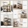 Artiss 4-Tier Kitchen Rack with Pull Out Basket 6 Hooks Microwave Shelf Metal PB Board 90x39x134cm