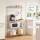 Artiss 4-Tier Metal Kitchen Rack 90x34x151cm Silver Heavy Duty Microwave Shelf Organiser with 40kg per shelf capacity