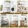 Artiss 4-Tier Metal Kitchen Rack 90x34x151cm Silver Heavy Duty Microwave Shelf Organiser with 40kg per shelf capacity