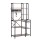 Artiss 96cm x 170cm Kitchen Rack with 2 Power Outlets 12 Hooks Pull Out Basket Microwave Shelf Black Brown