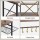 Artiss 96cm x 170cm Kitchen Rack with 2 Power Outlets 12 Hooks Pull Out Basket Microwave Shelf Black Brown