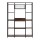 Artiss Kitchen Rack 120cm x 170cm Black Brown Metal Frame Microwave Shelf with 6 Hooks 20kg Capacity