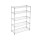 Artiss 5-Tier Metal Kitchen Rack 120x45x179cm Heavy Duty Adjustable Shelving 180kg Per Tier Silver Storage