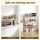 Artiss 5-Tier Metal Kitchen Rack 120x45x179cm Heavy Duty Adjustable Shelving 180kg Per Tier Silver Storage