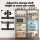 Artiss 5-Tier Metal Kitchen Rack Shelving Unit 55x30x150cm Adjustable Heavy Duty Storage Shelf Black for Pantry