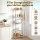 Artiss 5-Tier Metal Kitchen Shelf 60x35x150cm Silver Adjustable Storage Shelving Unit 50kg Per Tier