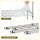 Artiss 5-Tier Metal Kitchen Shelf 60x35x150cm Silver Adjustable Storage Shelving Unit 50kg Per Tier