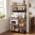 Artiss 5-Tier Kitchen Rack 90x40x153cm with 2 Power Outlets Reinforced Metal Frame PB Shelves (Black)