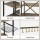 Artiss 5-Tier Kitchen Rack 90x40x153cm with 2 Power Outlets Reinforced Metal Frame PB Shelves (Black)