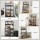 Artiss 5-Tier Kitchen Rack 90x40x153cm with 2 Power Outlets Reinforced Metal Frame PB Shelves (Black)