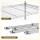 Artiss 5-Tier Metal Kitchen Rack Shelf 90x35x182cm Heavy Duty Adjustable Storage Shelving Commercial Grade