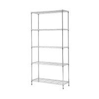 Artiss 5-Tier Metal Kitchen Rack Shelf 90x35x182cm Heavy Duty Adjustable Storage Shelving Commercial Grade