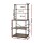 Artiss 6-Tier Kitchen Rack Microwave Storage Shelf 80cm x 167cm Black Brown Heavy Duty Shelving Unit