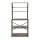 Artiss 6-Tier Kitchen Rack Microwave Storage Shelf 80cm x 167cm Black Brown Heavy Duty Shelving Unit