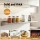 Cefito 2-Pack 1200mm 430 Stainless Steel Wall Shelf 1.2mm Thick Heavy Duty Kitchen Rack Display Storage