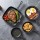 5-Star Chef Cast Iron Fry Pan Set 14/16/20/24cm Induction Gas Ceramic Campfire Durable Non-Coated Cookware