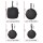 5-Star Chef Cast Iron Fry Pan Set 14/16/20/24cm Induction Gas Ceramic Campfire Durable Non-Coated Cookware