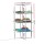 Devanti Electric Heated Towel Rail Rack - Foldable, 30 Bars, 300W, Aluminium, Quiet Operation, 71.5x71.5x143cm,