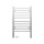Devanti Electric Heated Towel Rail Rack, 10-Bar Freestanding/Wall-Mount, Rapid Heat, Aluminium, 53x35x97.5cm, 150W