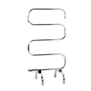Devanti Electric Heated Towel Rail 5 Bars Freestanding Stainless Steel Clothes Dryer Warmer with Waterproof Switch