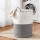 Artiss Woven Cotton Rope Laundry Basket 47L White Grey Foldable Handles 47x60cm Stylish Hamper 47L Storage