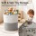 Artiss Woven Cotton Rope Laundry Basket 47L White Grey Foldable Handles 47x60cm Stylish Hamper 47L Storage
