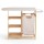 Artiss Bamboo Laundry Hamper with Ironing Board 38L Basket 3 Shelves Natural Light Grey All-in-One Utility