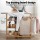 Artiss Bamboo Laundry Hamper with Ironing Board 38L Basket 3 Shelves Natural Light Grey All-in-One Utility