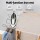 Artiss Bamboo Laundry Hamper with Ironing Board 38L Basket 3 Shelves Natural Light Grey All-in-One Utility