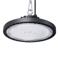 Leier LED High Bay Lights, Aluminium, 100W, 26cm Diameter, Epistar Chips, Industrial Workshop Lighting, 3-Year Warranty