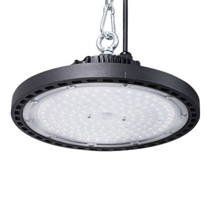Leier LED High Bay Lights, Aluminium, 100W, 26cm Diameter, Epistar Chips, Industrial Workshop Lighting, 3-Year Warranty