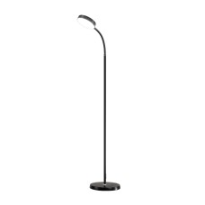 Artiss LED Floor Lamp with Remote, 1.5m Adjustable Gooseneck, Dimmable Light, Aluminium, 3000-6500K, Home Living Room