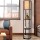 Artiss Vintage Black Floor Lamp with 3 Tier MDF Shelves, NC Lacquer Finish, 160cm Tall, LED Compatible, for Home Decor
