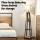 Artiss 3-Tier Shelf Floor Lamp, 158cm, White, MDF & Fabric, Storage LED Stand for Bedroom, Living Room, E27 Compatible