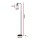 Artiss Modern Black Floor Lamp with Glass Shade, Metal Stand, Foot Switch, 161cm Height for Living Room & Office