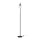 Artiss Modern Black Floor Lamp with Glass Shade, Metal Stand, Foot Switch, 161cm Height for Living Room & Office