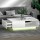 Artiss LED Coffee Table, Particle Board, 95x55x31cm, White, Modern Design, Customizable Lighting, Storage Drawer & Shelf
